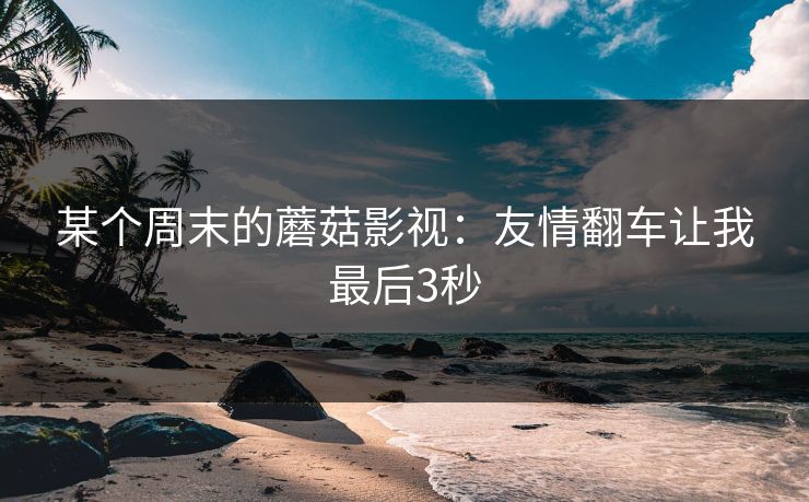 某个周末的蘑菇影视：友情翻车让我最后3秒